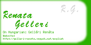 renata gelleri business card